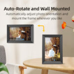 Smart Wi-Fi Digital Calendar (Black) 10-inch 1280x800 Screen Beautiful Digital Frame Google Apple Office Equipment - Image 3