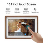10-Inch Walnut Edition Smart Wi-Fi Digital Calendar Beautiful Touch Screen Digital Frame Synchronizes Office Equipment - Image 6
