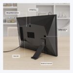 Smart Wi-Fi Digital Calendar (Black) 10-inch 1280x800 Screen Beautiful Digital Frame Google Apple Office Equipment - Image 5