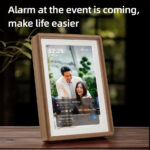10-Inch Walnut Edition Smart Wi-Fi Digital Calendar Beautiful Touch Screen Digital Frame Synchronizes Office Equipment - Image 7