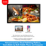 Restaurant/Shopping Mall Use Digital Menu Screen LCD Digital Signage Board Wall Mounting Advertising Display - Image 3