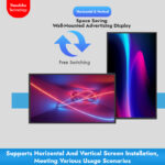 15.6in 21.5in 32in Wall Mounted Lcd Advertising Display Screen Elevator Digital Signage - Image 2