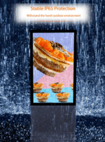Outdoor Android Touch Digital Menu Board Foor Stand Lcd Displays Video Advertising Screen Digital Signage - Image 2