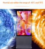 Outdoor Android Touch Digital Menu Board Foor Stand Lcd Displays Video Advertising Screen Digital Signage - Image 5