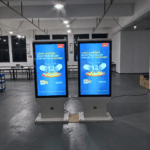55/65 Inch Double Side Totem IP65 Outdoor Advertising Lcd Screen Floor Standing Digital Signage