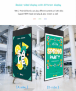 32/43/55 Inch sunlight Readable Double Sided 4k Totem Self Payment Order Kiosk Android Touch Screen Lcd Digital Menu Board Restaurant - Image 5