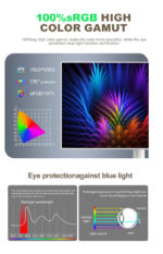 Wireless Smart Portable Android Monitor 9H Battery Life 120Hz Refresh Rate Stand 12V Power Touch LCD Display - Image 7