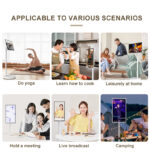 21.5/32/43 Inch Smart TV Touch Screen Stand Mobile Display Large Electronic Tablet Pc with Wheels Monitor Portable Android TV with Camera - Image 2