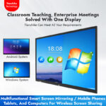 Windows Android Multi Media Smart White Board Lcd 4K Tablet Interactive Digital Intelligent Whiteboard ALL-in-One Conference and Teaching Display - Image 4