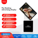Rotating Touch Screen Kiosk Landscape Portrait Interactive LCD Advertising Display Digital Advertising Players