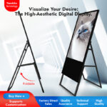 LCD Movable Digital Poster Advertising Screen Display Digital Poster FHD IP65 Portable Floor Stand for Shopping Mall and Shops - Image 2