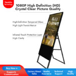 LCD Movable Digital Poster Advertising Screen Display Digital Poster FHD IP65 Portable Floor Stand for Shopping Mall and Shops - Image 4