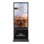 Double Sided Floor Sanding LCD Kiosk 4K Ad Display Board Digital Signage Totem HD Dual Advertising Screen Vertical Dual-Screen Advertising Display - Image 5
