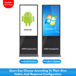 OEM/ODM LCD Digital Signage Media Player Indoor Android Interactive Screen Advertising Floor Stand Self-Service Business Animation - Image 4