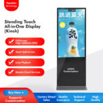 Floor standing Touch All-in-One Advertising Display